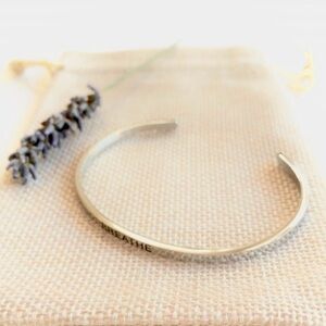 BREATHE” Mantra bracelet